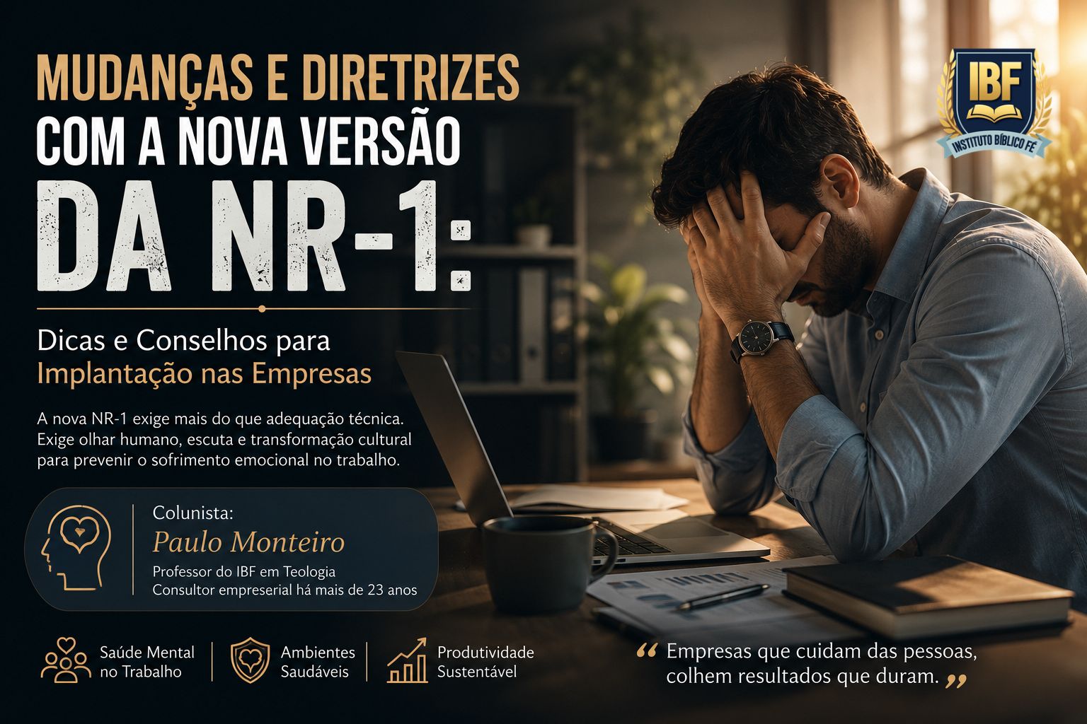 MUDANÇAS E DIRETRIZES COM A NOVA VERSÃO DA NR-1: