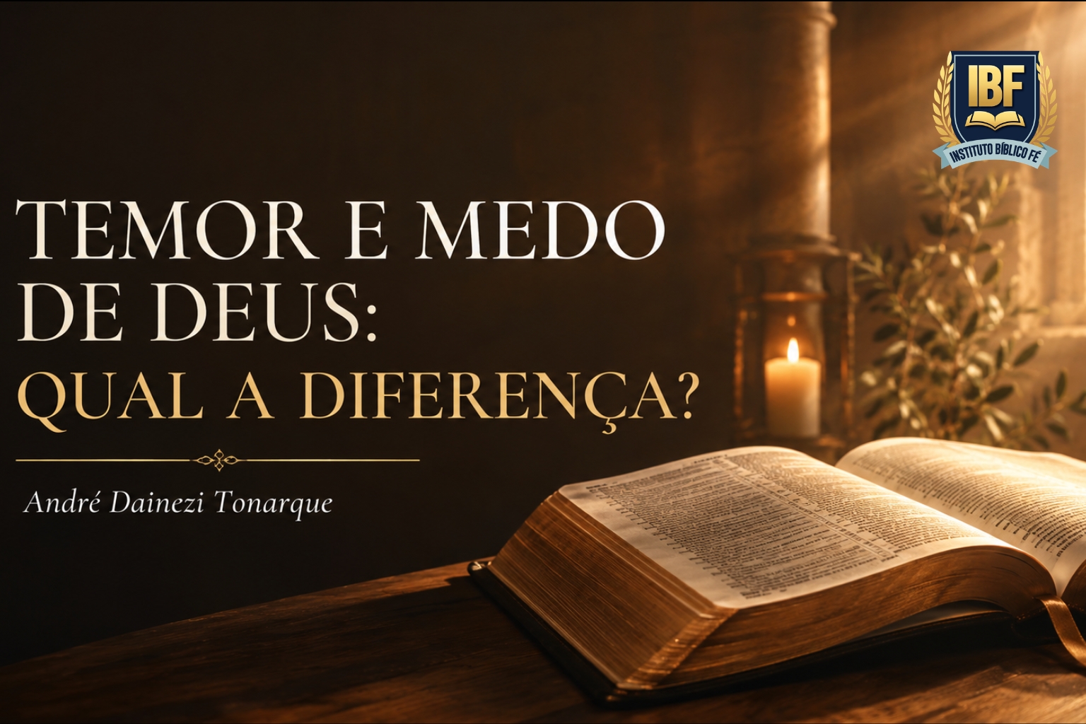 TEMOR E MEDO DE DEUS: QUAL A DIFERENÇA?