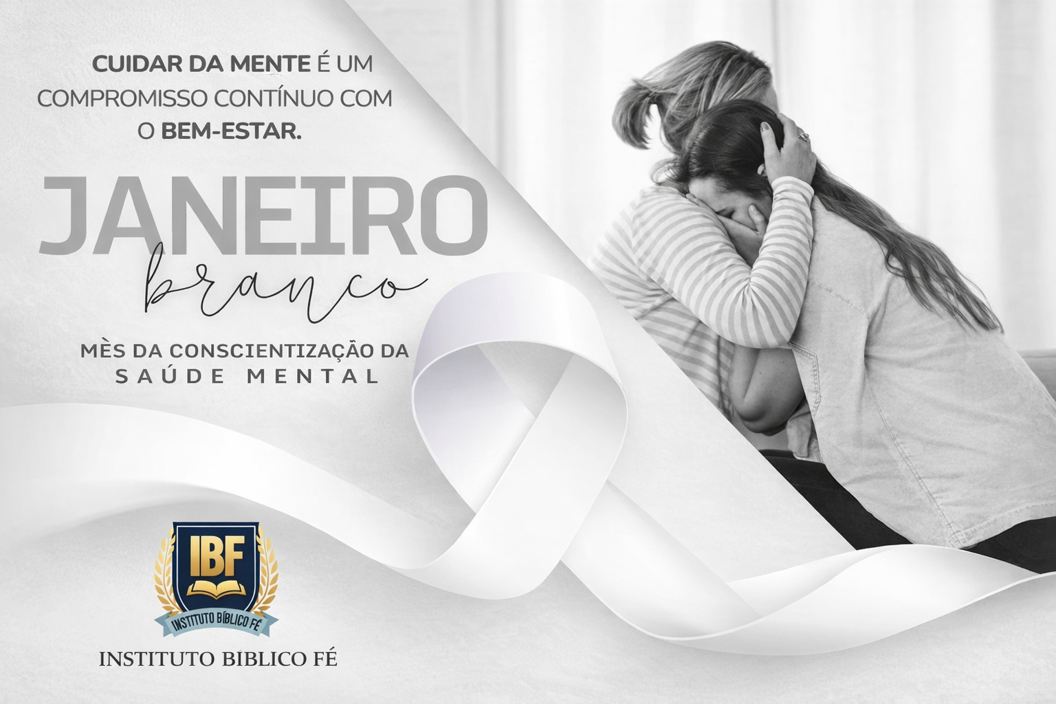 Janeiro Branco - Mês da conscientização da Saúde Mental