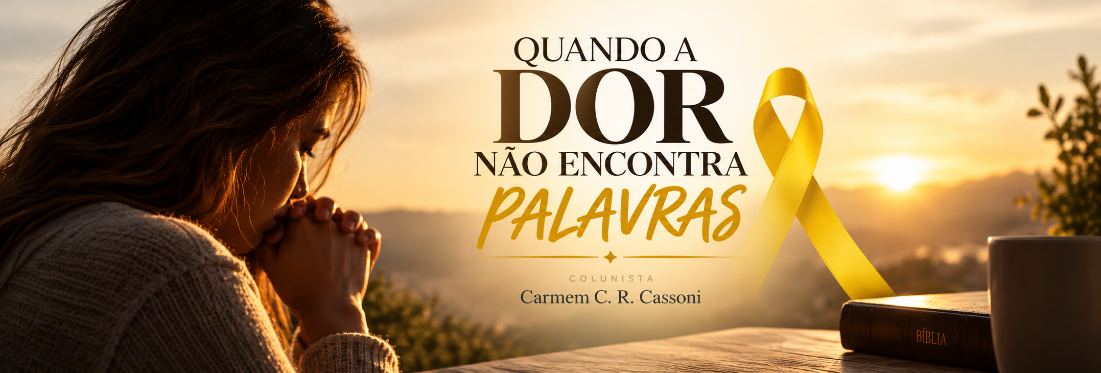 QUANDO A DOR NÃO ENCONTRA PALAVRAS
