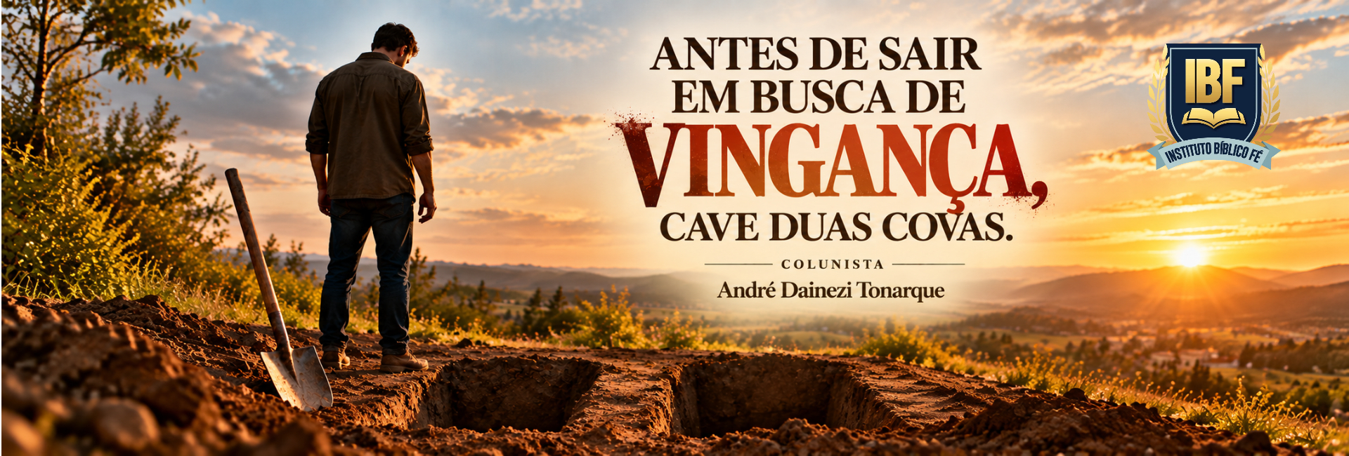 ANTES DE SAIR EM BUSCA DE VINGANÇA,CAVE DUAS COVAS