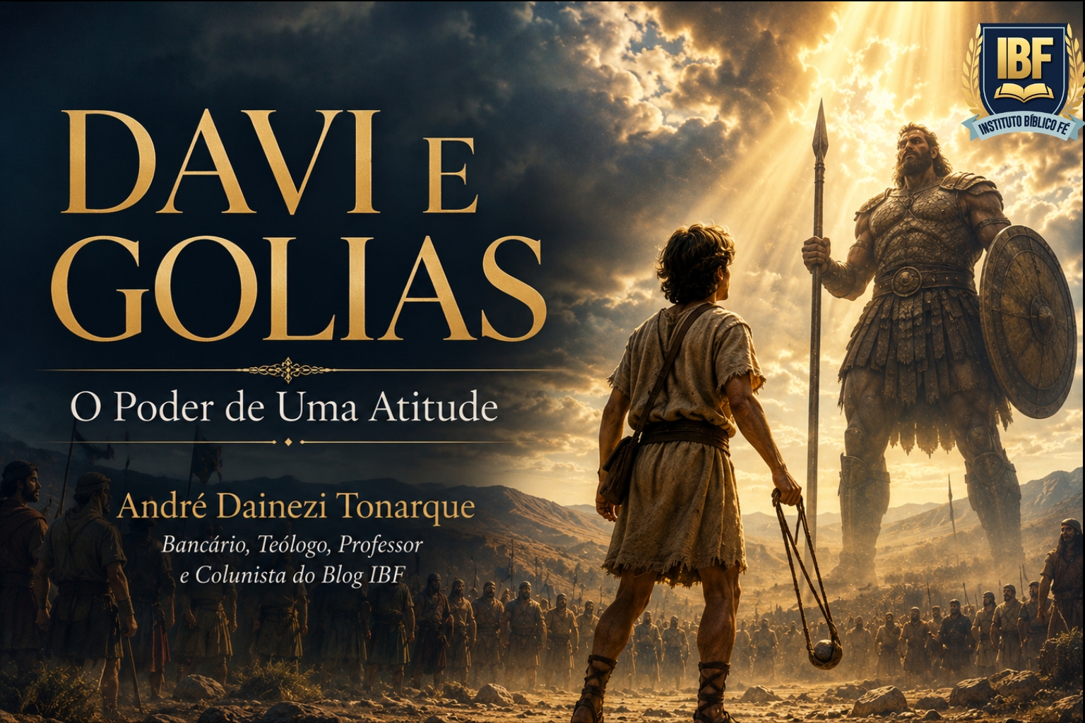 DAVI E GOLIAS, O PODER DE UMA ATITUDE