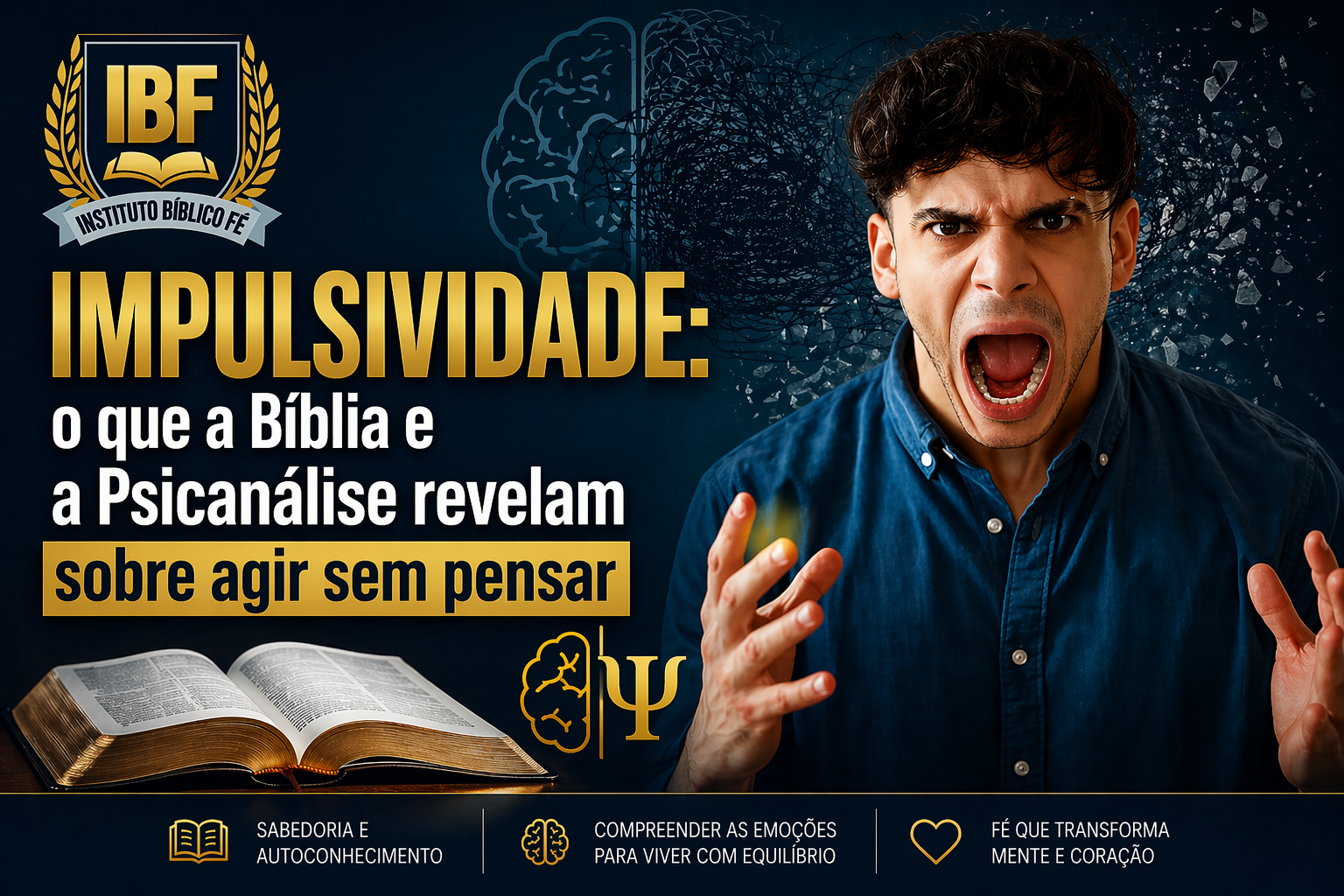 Impulsividade: o que a Bíblia e a Psicanálise revelam sobre agir sem pensar