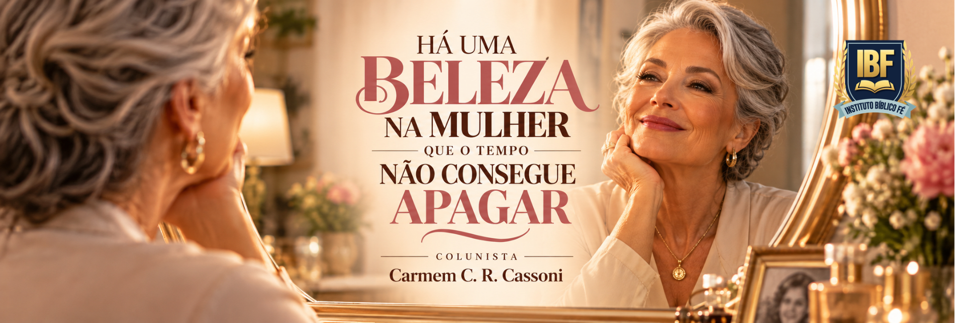 HÁ UMA BELEZA NA MULHER QUE O TEMPO NÃO CONSEGUE APAGAR 