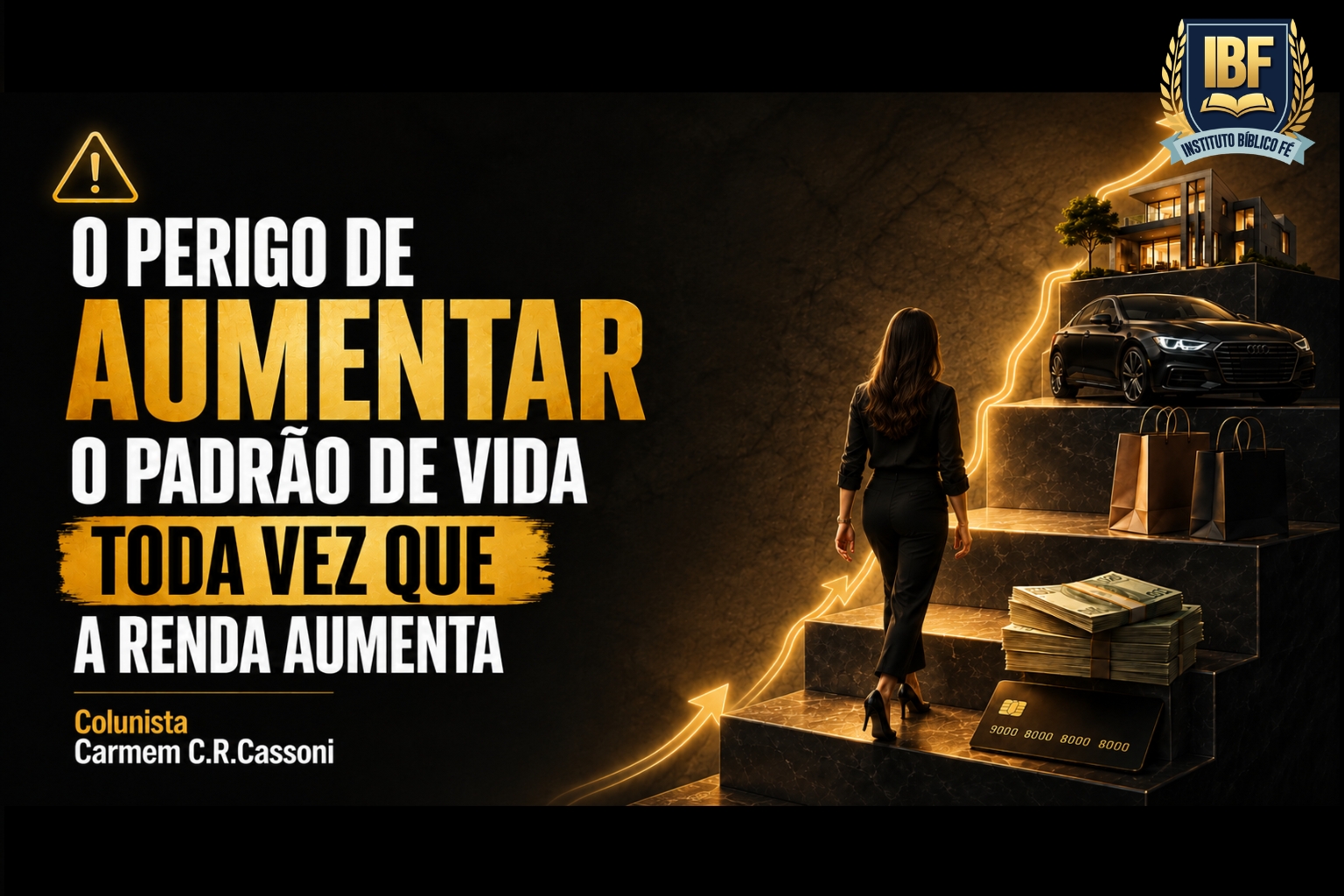 O PERIGO DE AUMENTAR O PADRÃO DE VIDA TODA VEZ QUE A RENDA AUMENTA