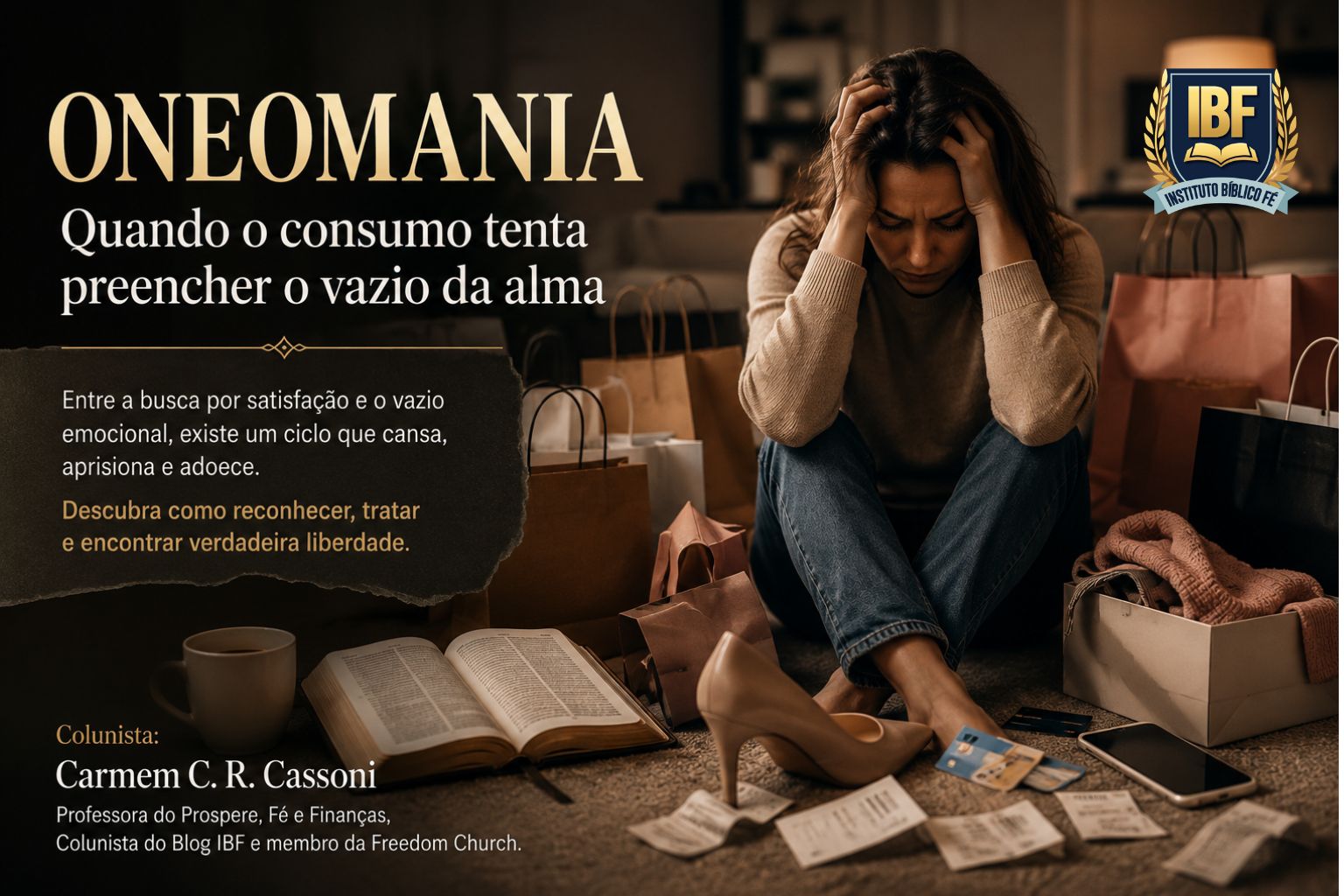 ONEOMANIA — Quando o consumo tenta preencher o vazio da alma