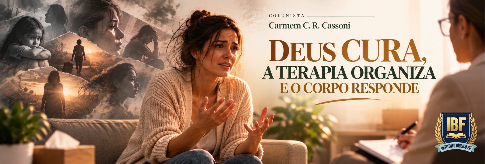 DEUS CURA, A TERAPIA ORGANIZA E O CORPO RESPONDE 