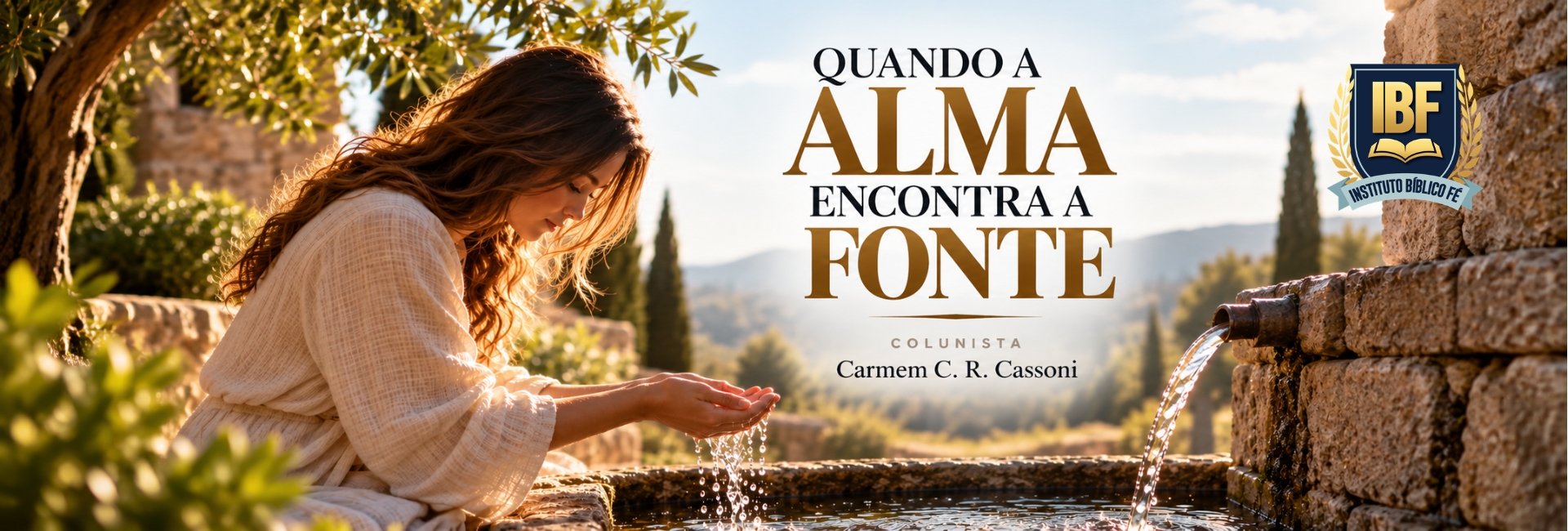 QUANDO A ALMA ENCONTRA A FONTE