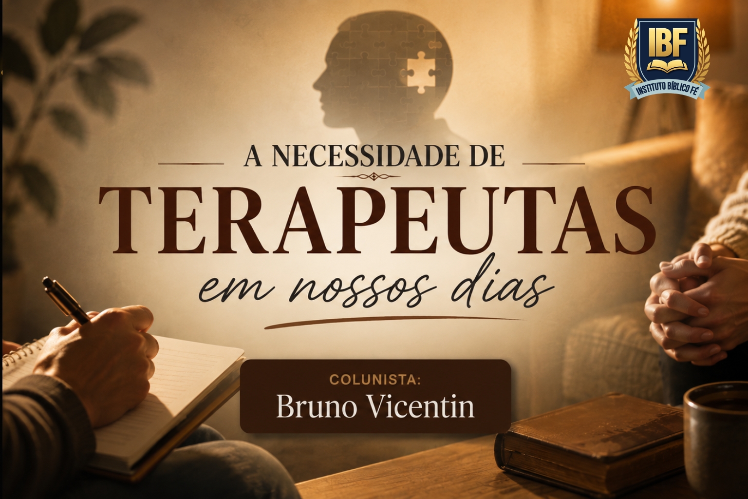 A NECESSIDADE DE TERAPEUTAS EM NOSSOS DIAS