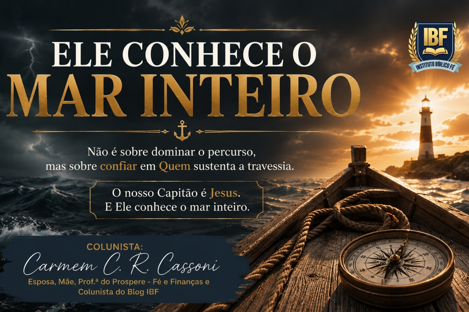 ELE CONHECE O MAR INTEIRO